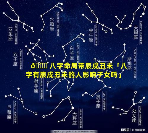 🐋 八字命局带辰戌丑未「八字有辰戌丑未的人影响子女吗」